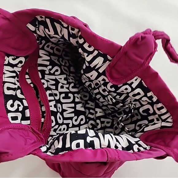 Marc by Marc Jacobs Tote Bag Pink Fuchsia Workwear Everyday Essential Quilted - Picture 13 of 14